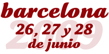 BARCELONA: 26, 27 y 28 de junio